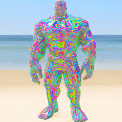 GTA 5 Mods Rainbow Hulk Addon+FiveM