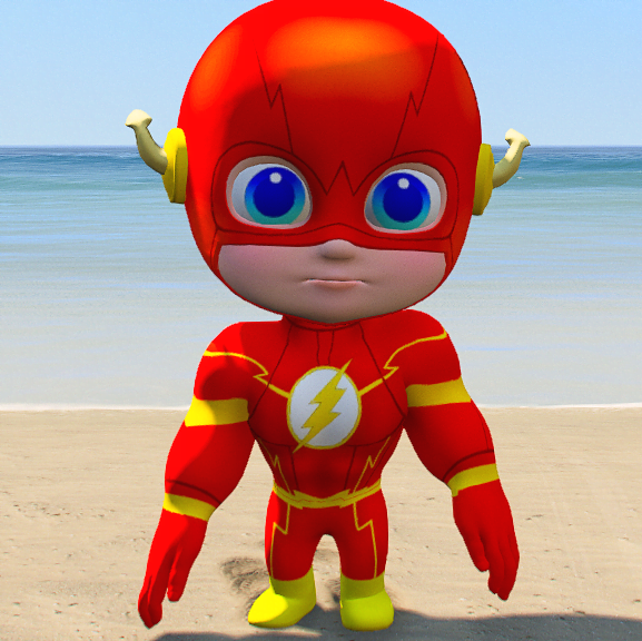 GTA 5 Mods Flash Kid Add-on Ped
