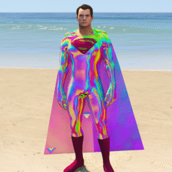 GTA 5 Mods Rainbow Superman Addon+FiveM