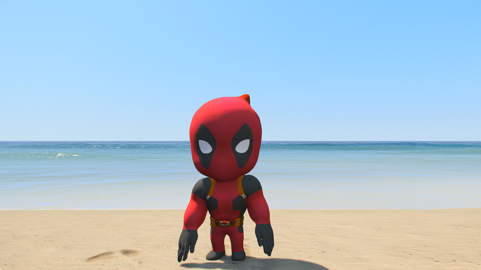 GTA 5 Mods Deadpool Kid Add-on Ped