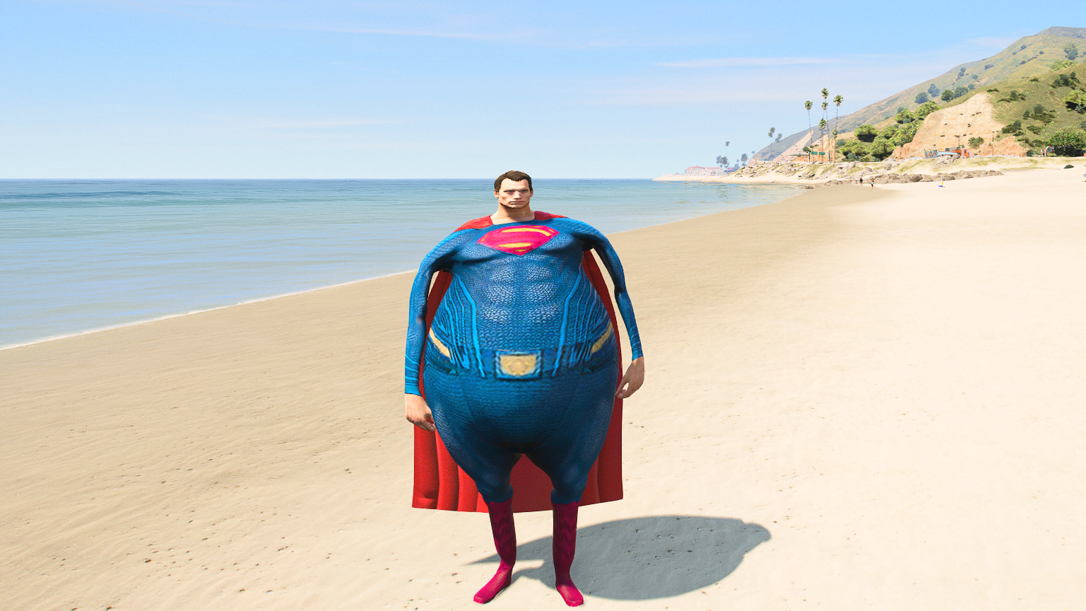 GTA 5 Mods Fat Superman Addon+FiveM