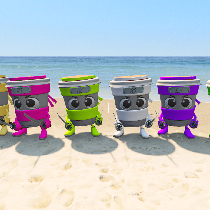 GTA 5 Mods Colourful Cappuccino Assassino Italian Brainrot