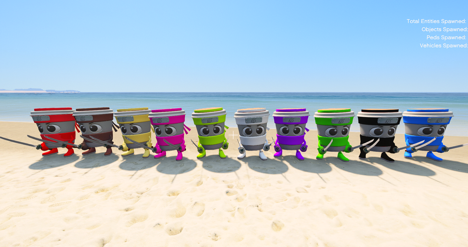 GTA 5 Mods Colourful Cappuccino Assassino Italian Brainrot