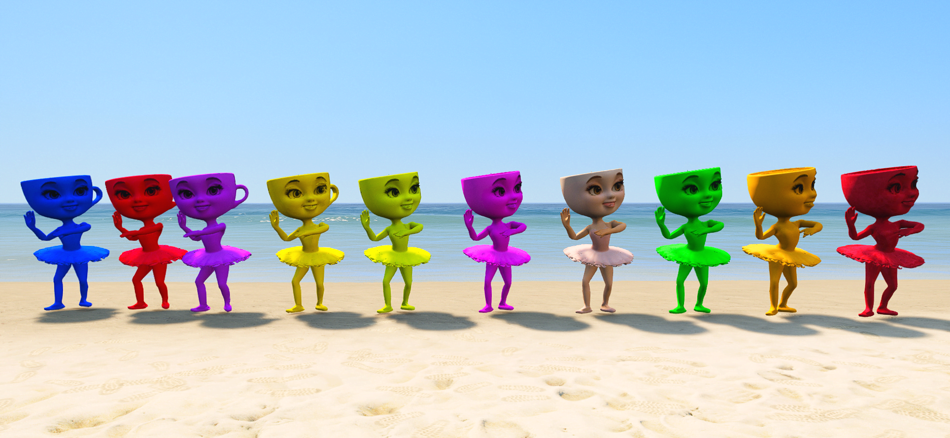 GTA 5 Mods Colourful Ballerina Capuchina