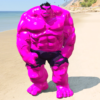 GTA 5 Mods Muscular Pink Hulk
