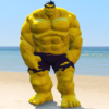 GTA 5 Mods Muscular Yellow Hulk