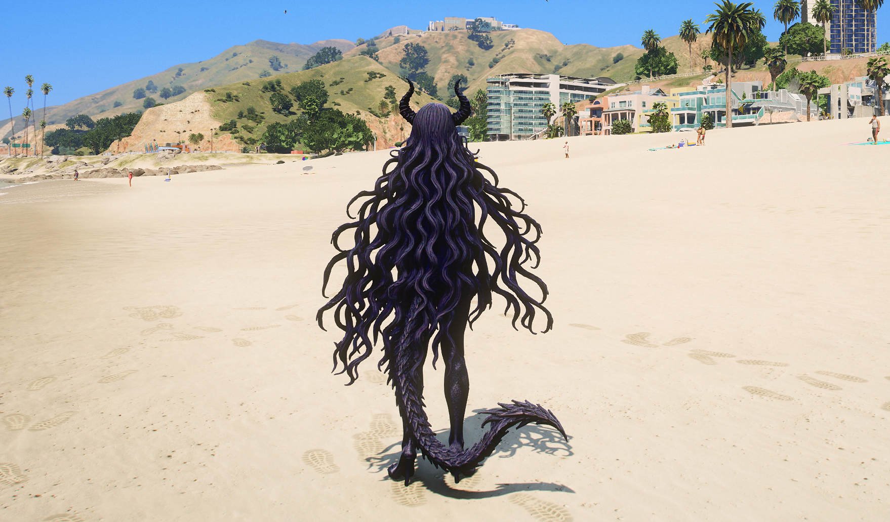GTA 5 Mods Dark Demon Addon Ped (FiveM Ready)