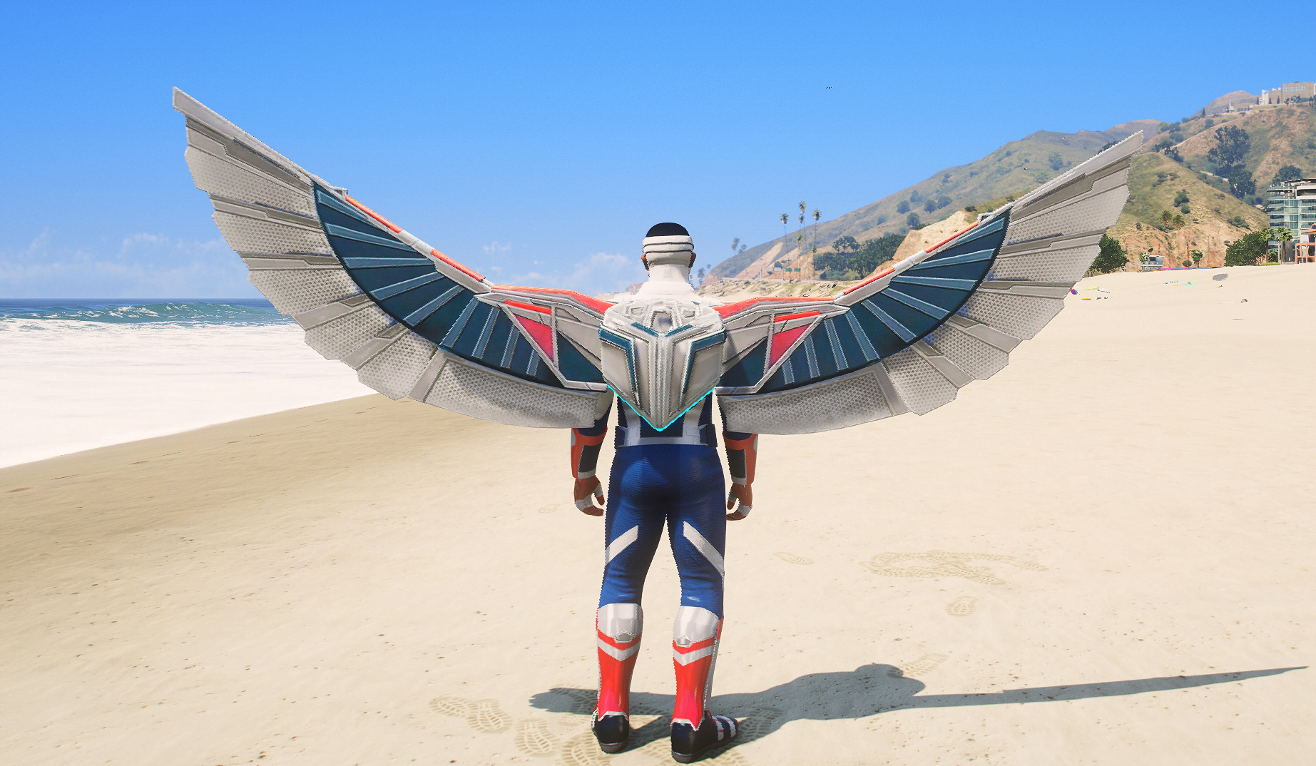 GTA 5 Mods Marble's MCU Falcon 2 Addon Ped (FiveM Ready)