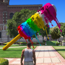 GTA 5 Mods Rainbow Ice-cream Addonprops (FiveM Ready)