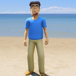 GTA 5 Mods Shinchan Dad Hiroshi Nohara (FiveM Ready)