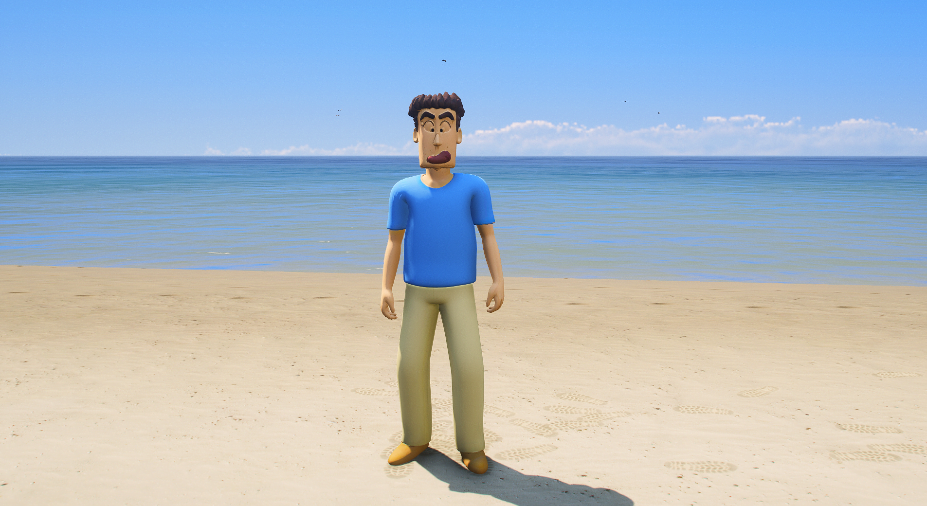 GTA 5 Mods Shinchan Dad Hiroshi Nohara (FiveM Ready)