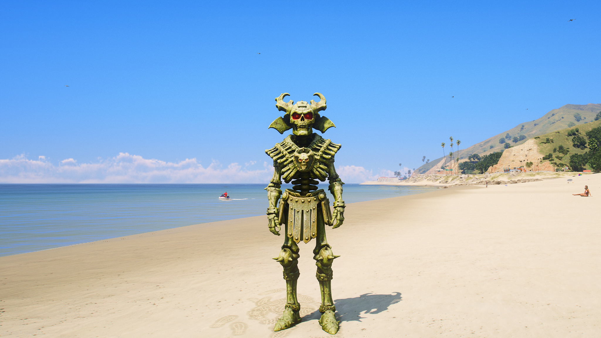 GTA 5 Mods Skeleton Demon (FiveM Ready)