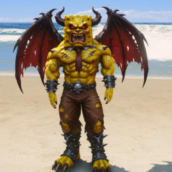 GTA 5 Mods Demon Spongebob (FiveM Ready)