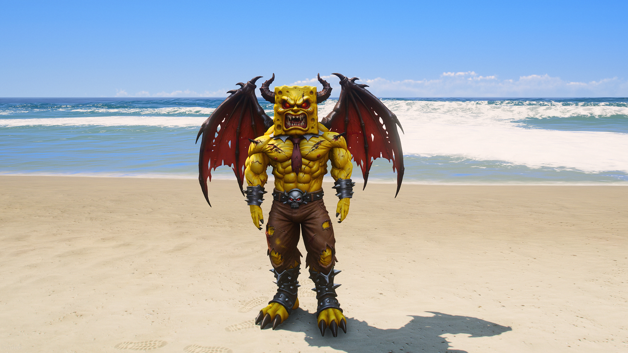 GTA 5 Mods Demon Spongebob (FiveM Ready)
