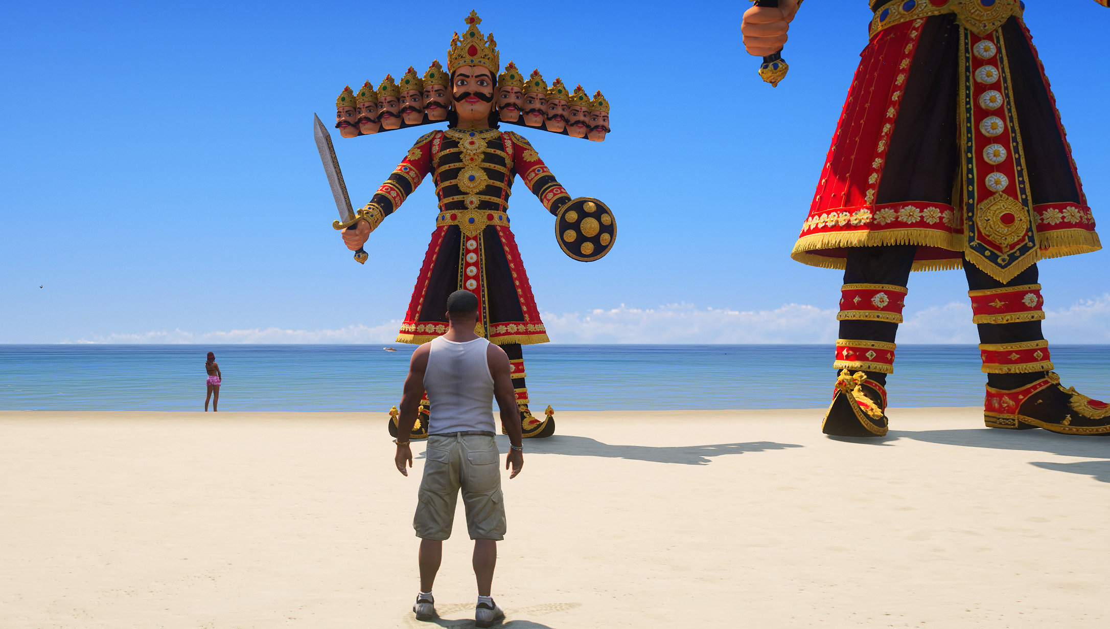 GTA 5 Mods Ravan Props for Dussehra Celebration (FiveM Ready)