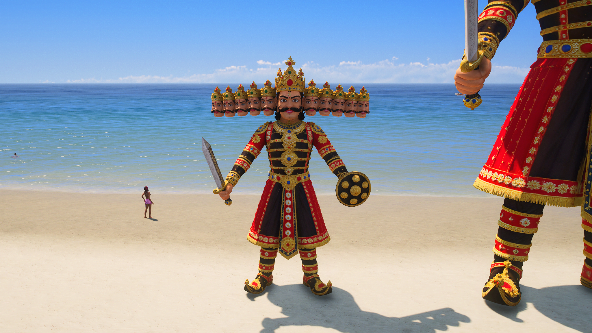 GTA 5 Mods Ravan Props for Dussehra Celebration (FiveM Ready)