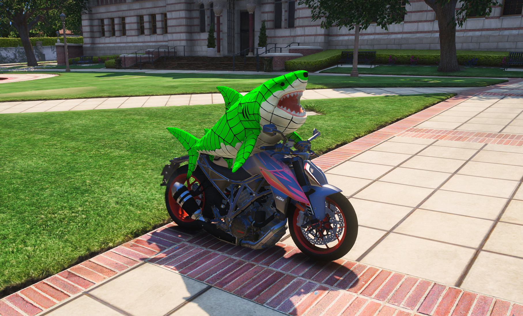 GTA 5 Mods Spider Green Shark Props (FiveM Ready)