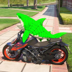 GTA 5 Mods Spider Green Shark Props (FiveM Ready)