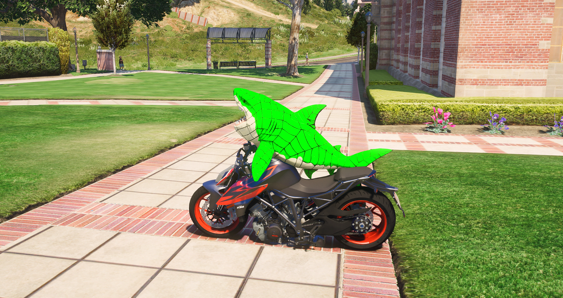 GTA 5 Mods Spider Green Shark Props (FiveM Ready)