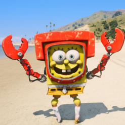 GTA 5 Mods Crab Spongebob (FiveM Ready)