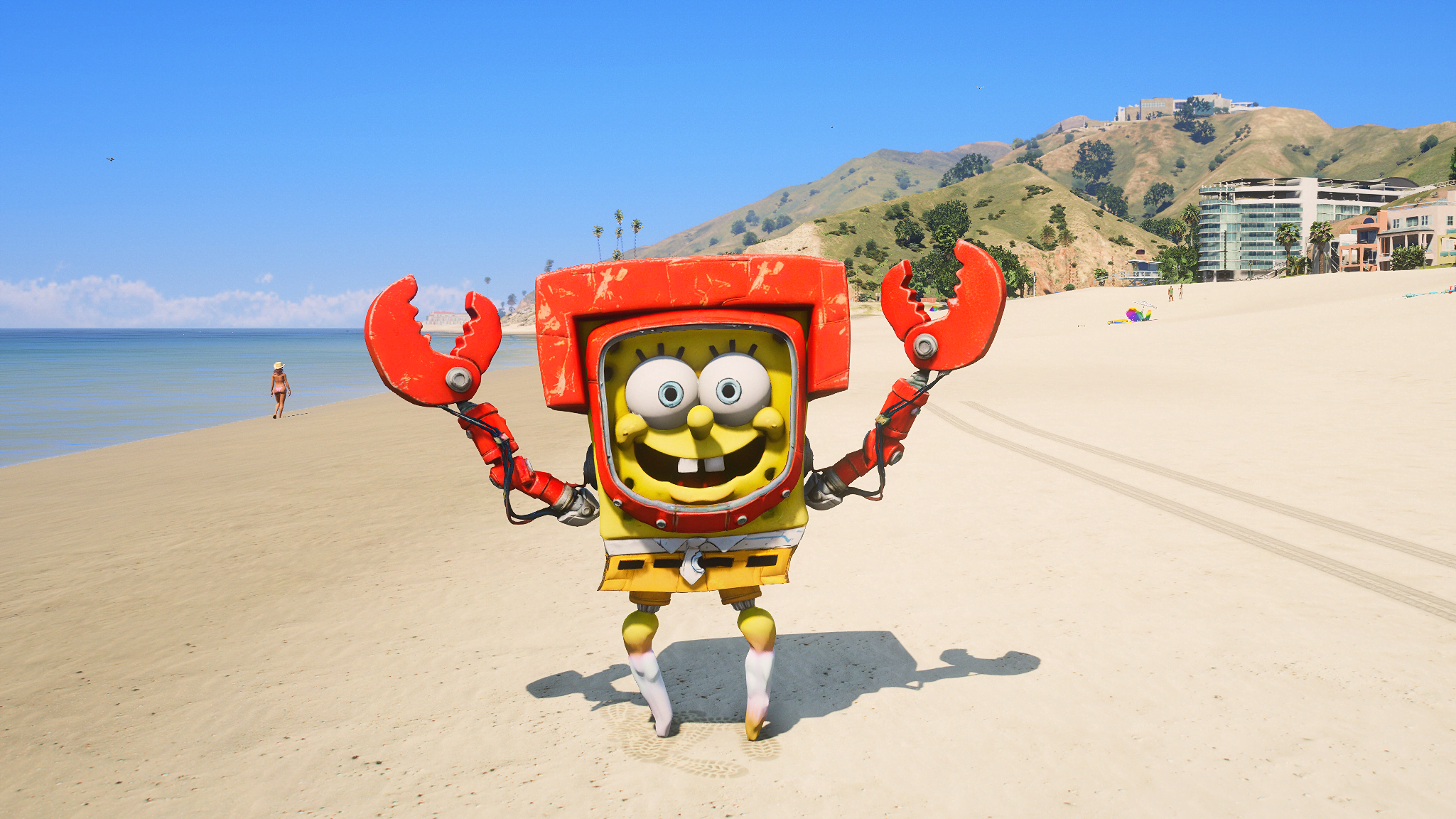 GTA 5 Mods Crab Spongebob (FiveM Ready)
