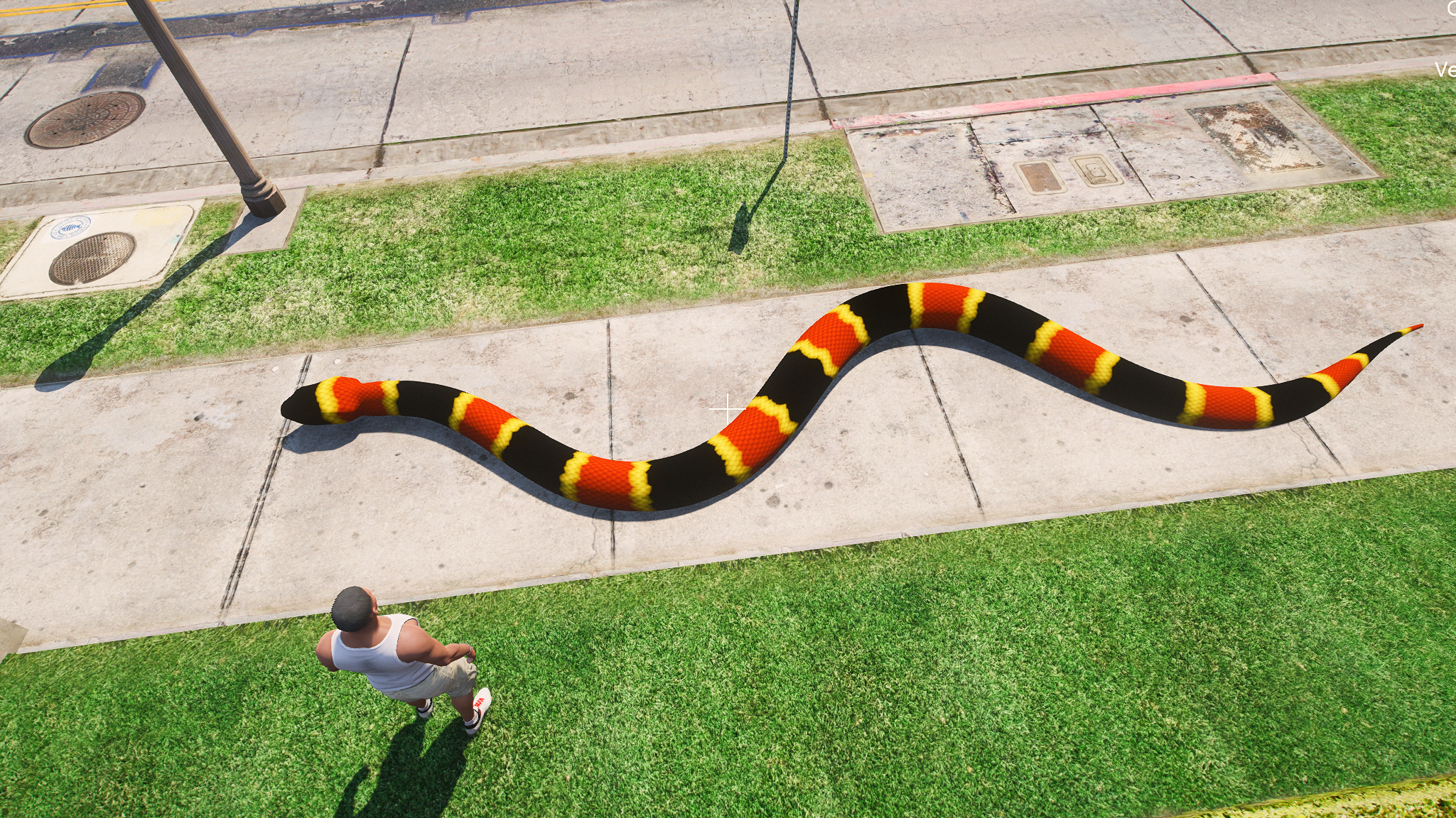 GTA 5 Mods Giant Snake Props (FiveM Ready)