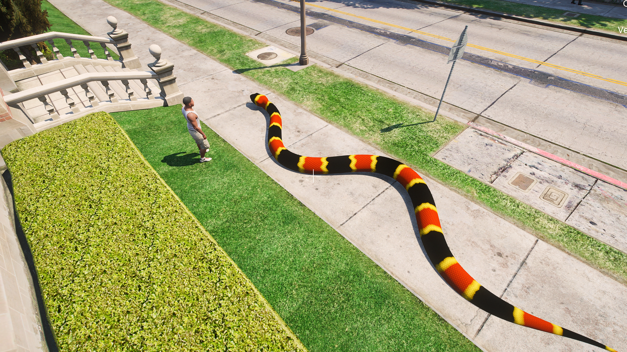 GTA 5 Mods Giant Snake Props (FiveM Ready)