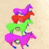 GTA 5 Mods Multi Colour Superhero Horse